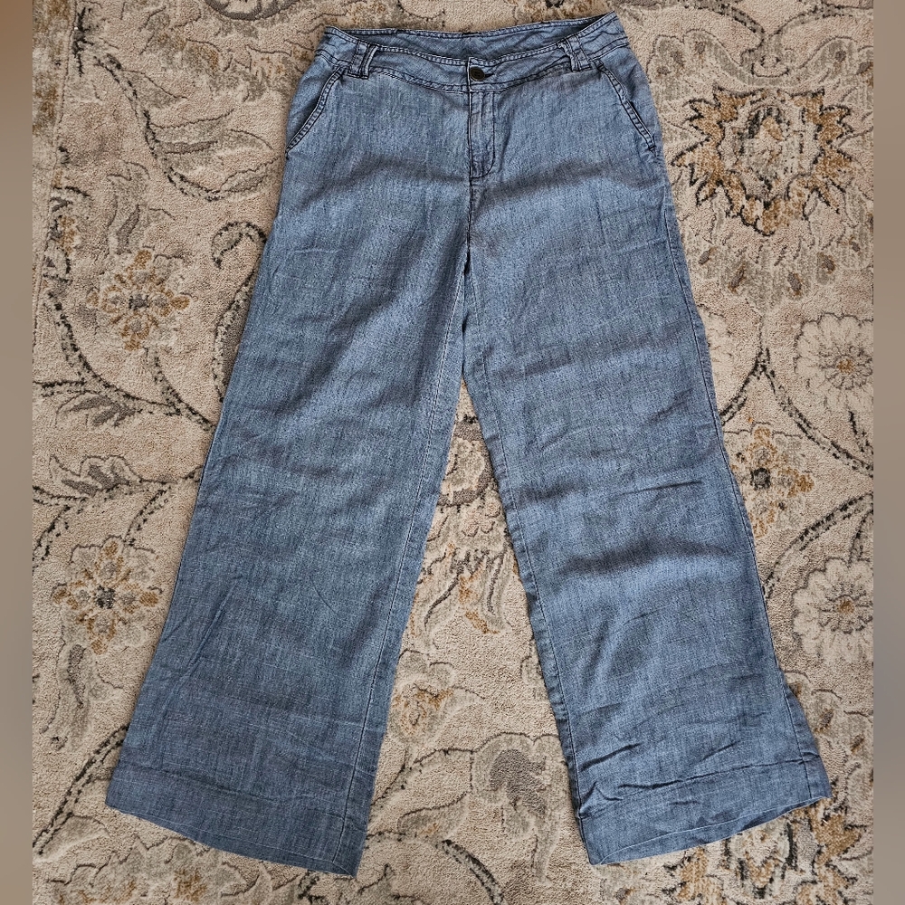 Wide Leg Women’s Jeans - Light Blue